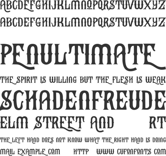 Black Heat Free Demo font preview