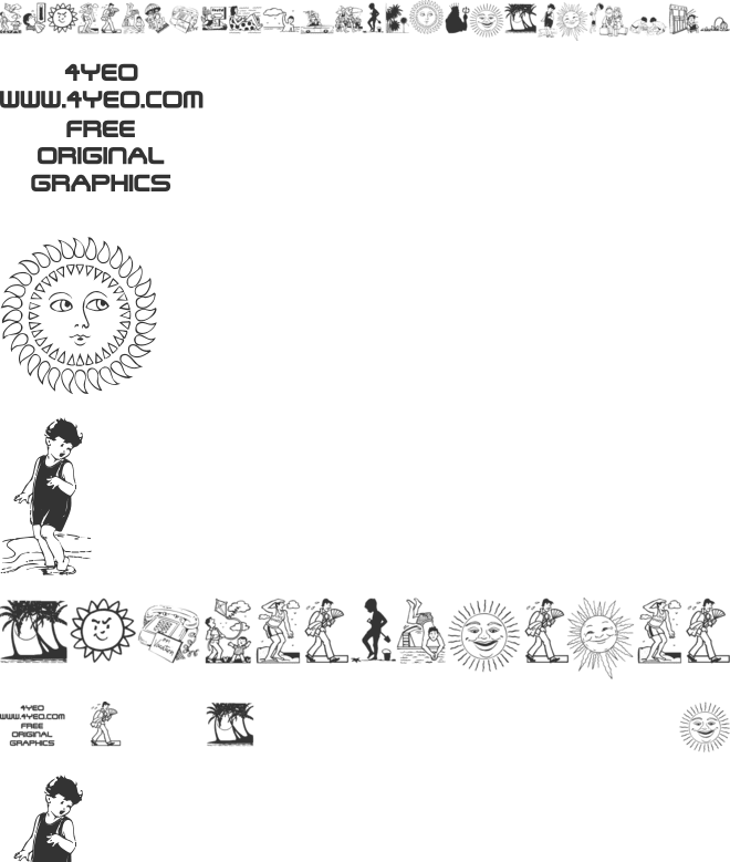 4YEOsummer font preview