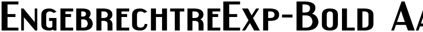 EngebrechtreExp-Bold font