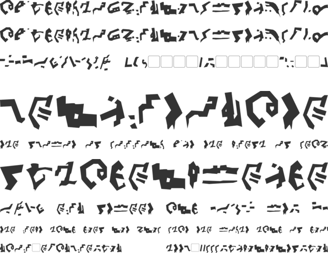 Destronic Grafitti font preview