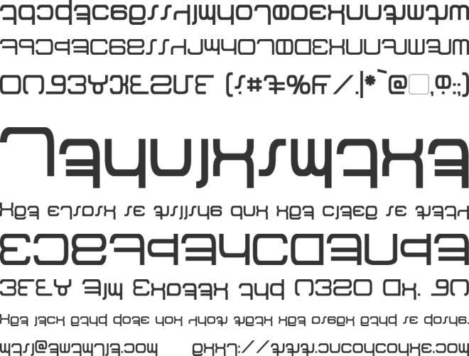Betazed font preview