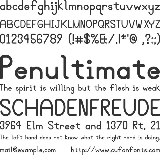 Blooming Grove font preview