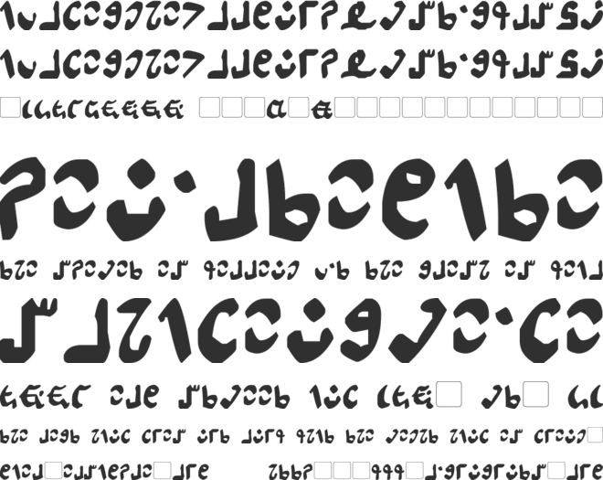 Semphari font preview
