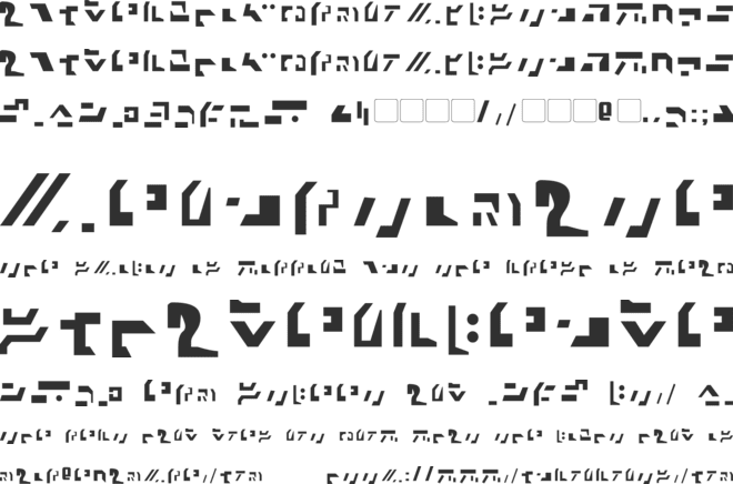 Giedi Ancient Autobot font preview
