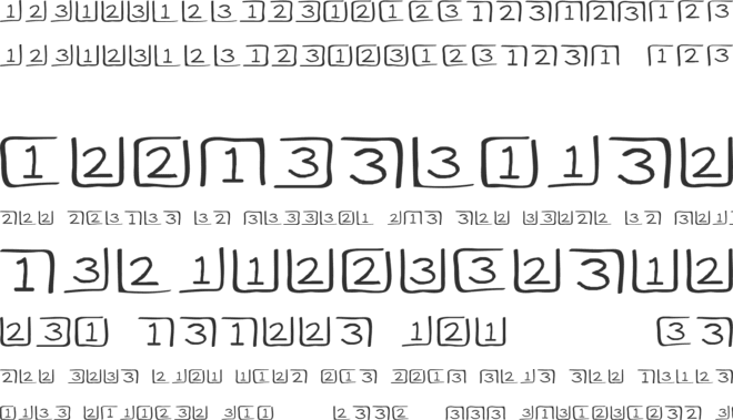 Clave Cajn font preview
