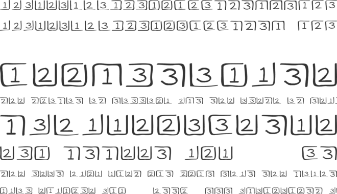 Clave Cajn font preview