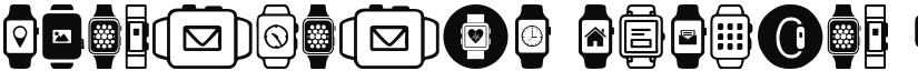 Smartwatch font download
