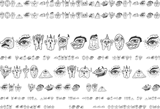 Messe font preview