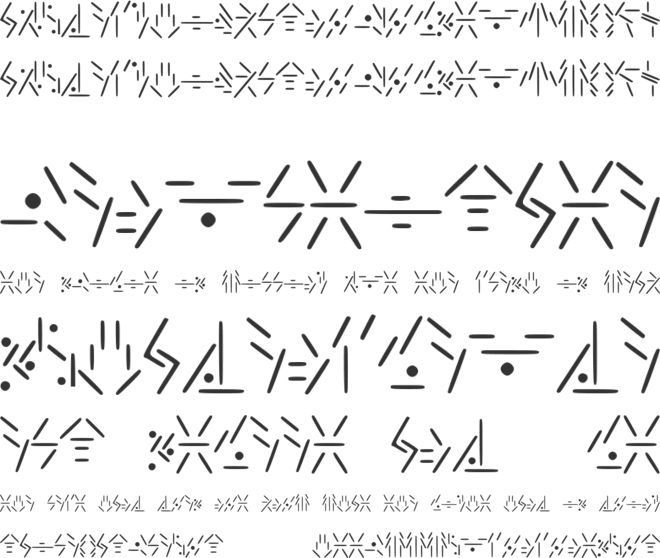 Fallkhar_Runes font preview