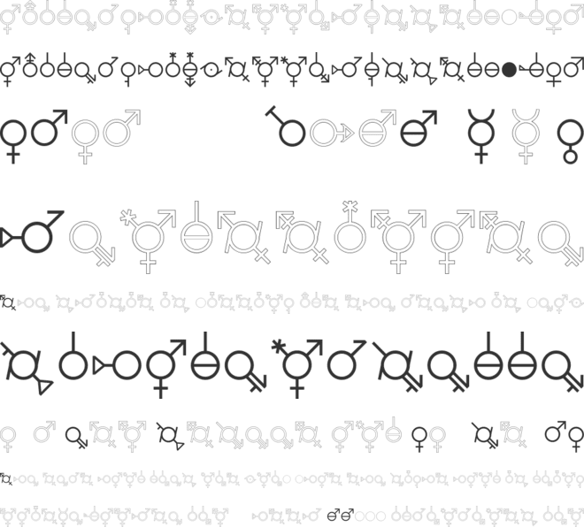 Gender Dorama font preview