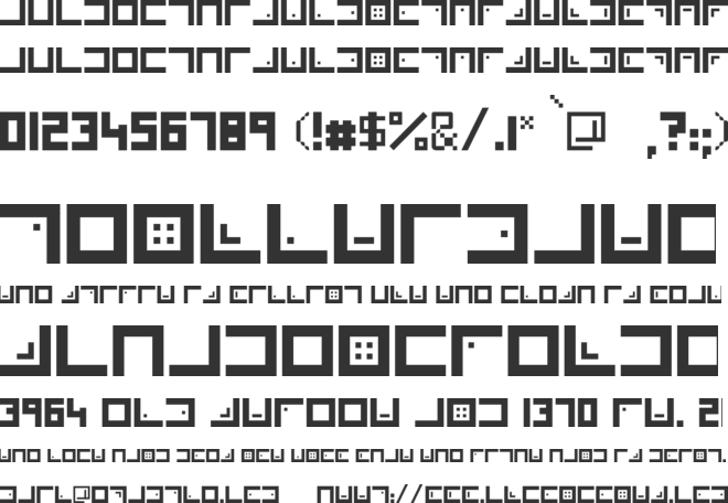 Xenois font preview