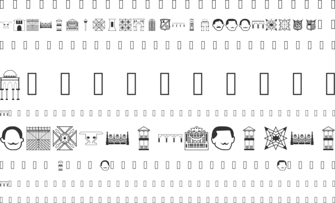 Tesoros_del_Prado font preview