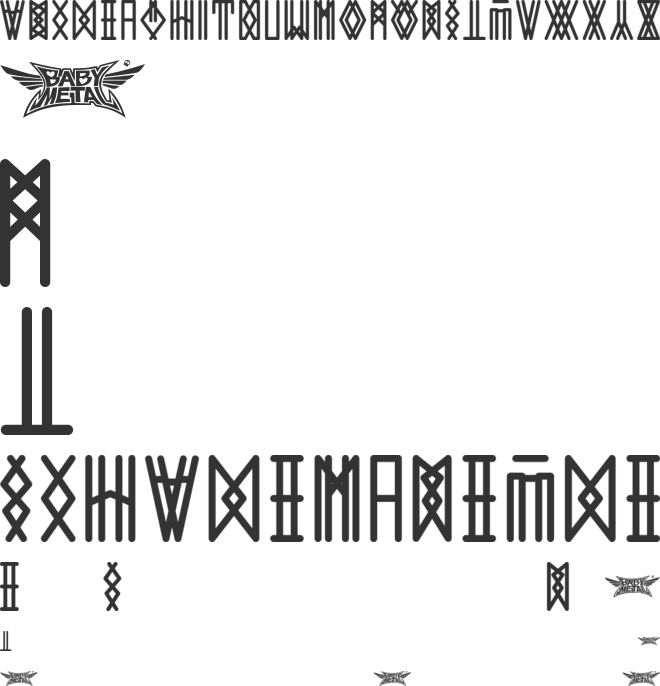 THE ONE font preview