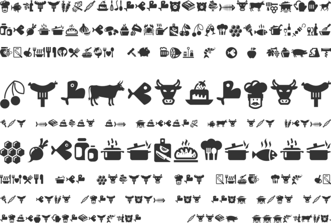 Bocartes fritos font preview