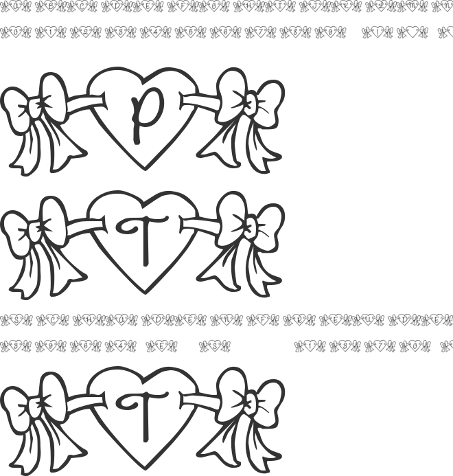 RMBowhrt font preview