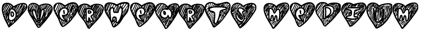Overhearts Medium font