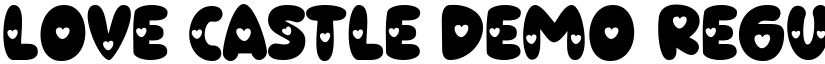 Love Castle Demo Regular font