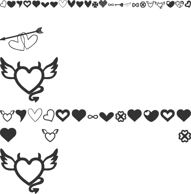 LOVEAMY font preview