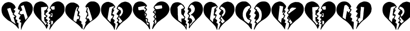 Heartbroken Regular font