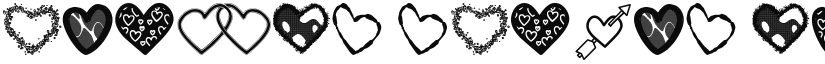 Hearts Shapes Tfb font download
