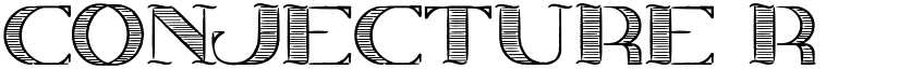 CONJECTURE Regular font