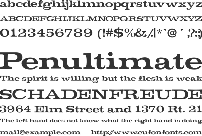 Mister Sinatra font preview