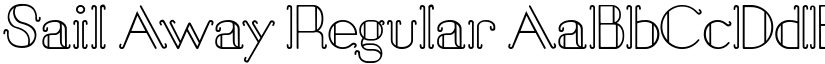Sail Away Regular font