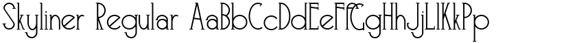 Skyliner Regular font