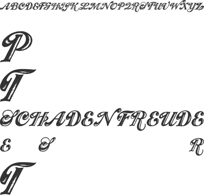 Showmen font preview