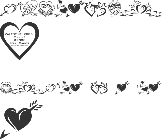 KR Valentines 2006 Four font preview