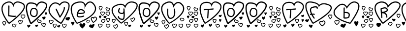 Love you too tfb Regular font