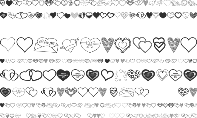 vanlentines day TFB font preview