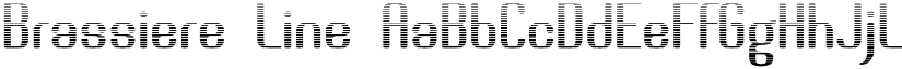 Brassiere Line font