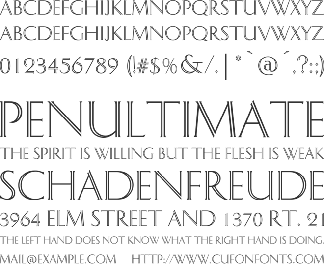 Dolphian font preview