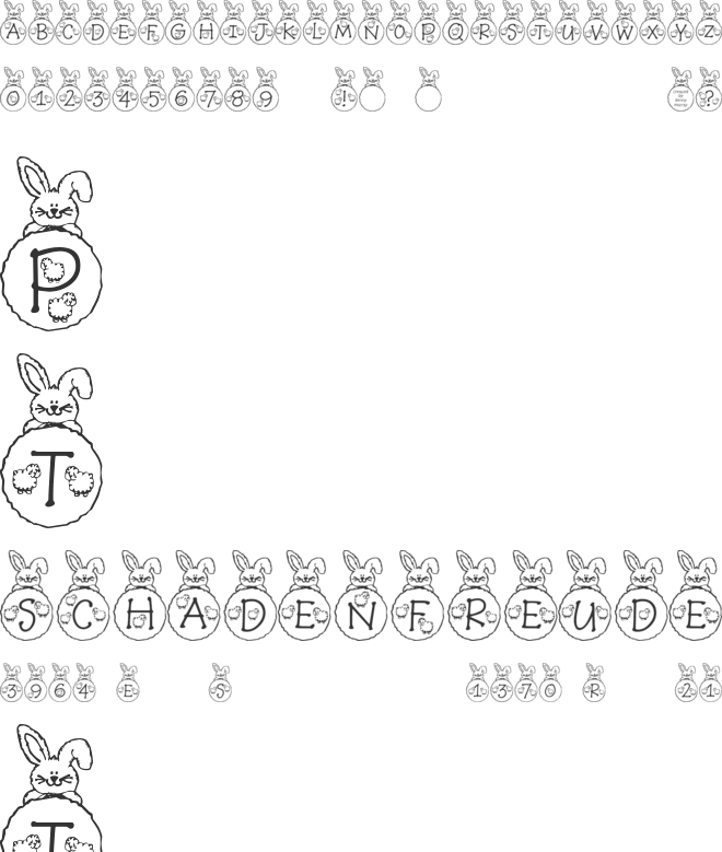 RMBunny font preview