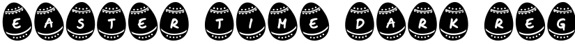 Easter Time Dark Regular font
