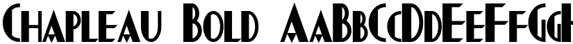 Chapleau Bold font