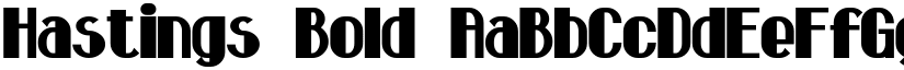 Hastings Bold font