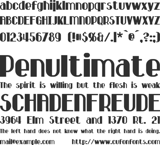 Hastings font preview