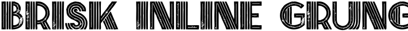 Brisk Inline Grunge Inline Grunge font