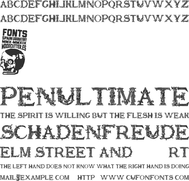Lord British font preview