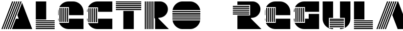 Alectro Regular font