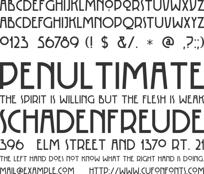 DK Rotorua font preview