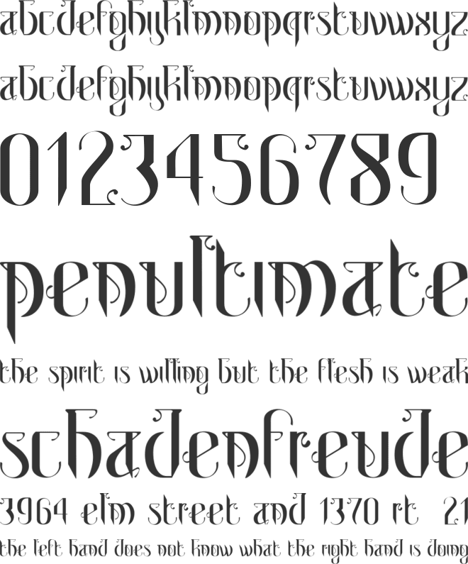 Metro Paris font preview
