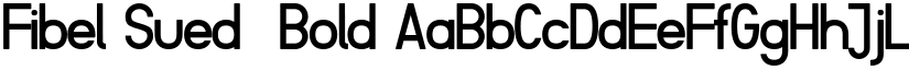 Fibel Sued  Bold font