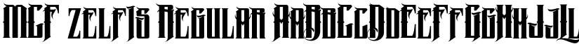 MCF zelfis font download