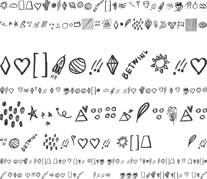Betwind font preview