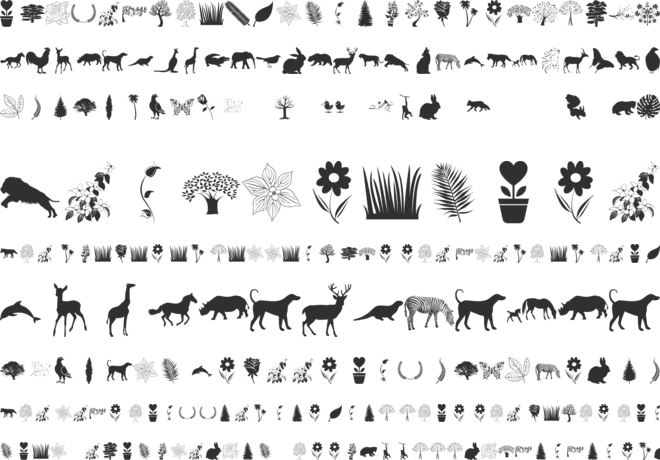 Nature Pro font preview