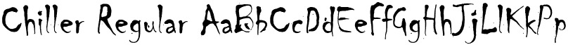 Chiller font download