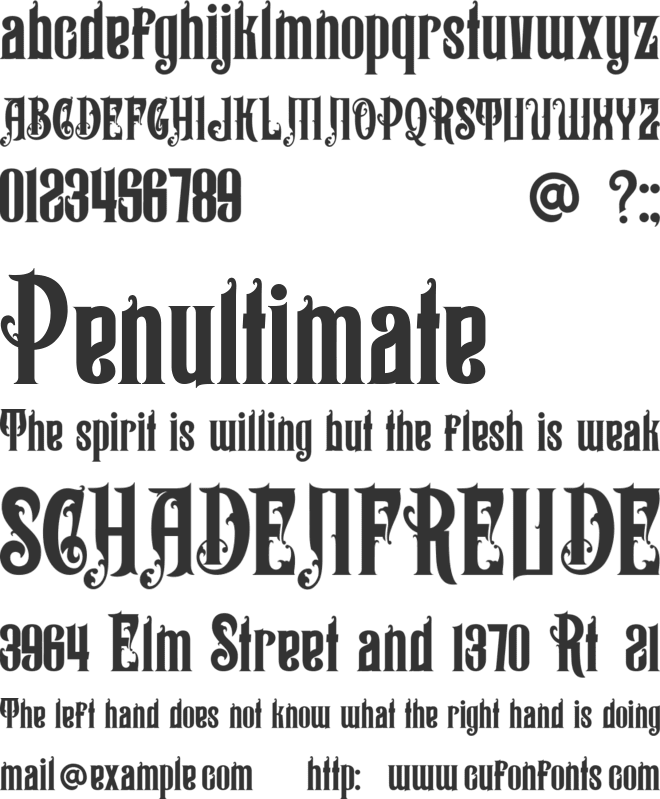 Ankormati Demo font preview